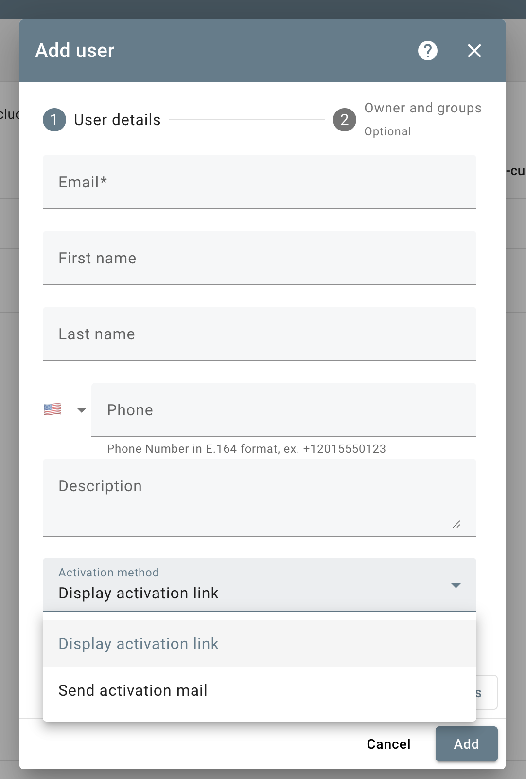 Anlageprozess eines Nutzers